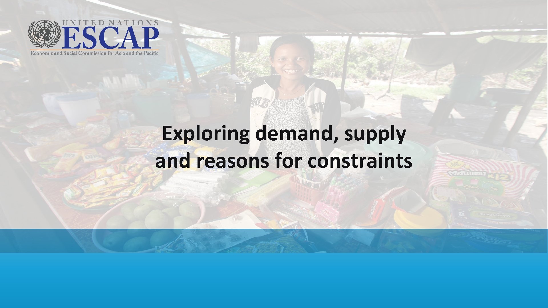 Exploring demand, supply and reasons for constraints 