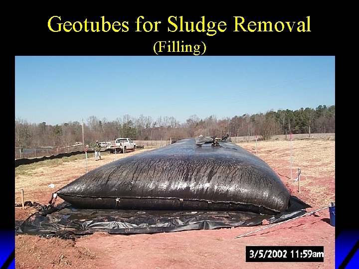 Geotubes for Sludge Removal (Filling) 