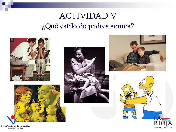ACTIVIDAD V ¿Qué estilo de padres somos? 