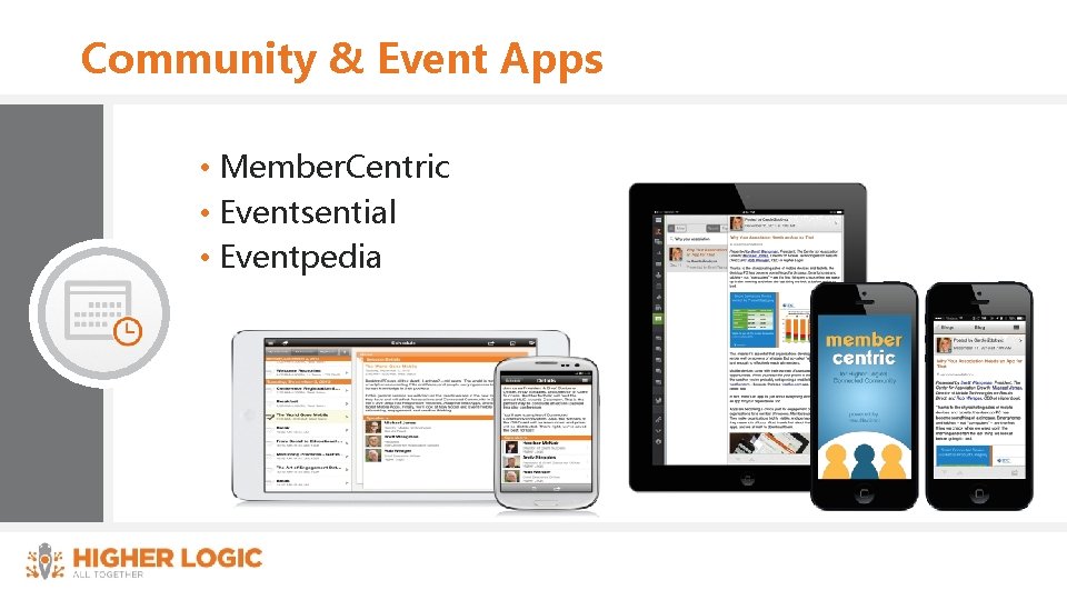 Community & Event Apps • Member. Centric • Eventsential • Eventpedia 