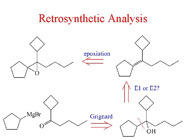 Retrosynthetic Analysis 