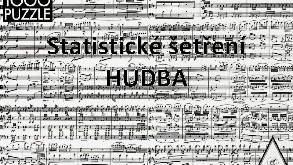 Statistické šetření HUDBA 