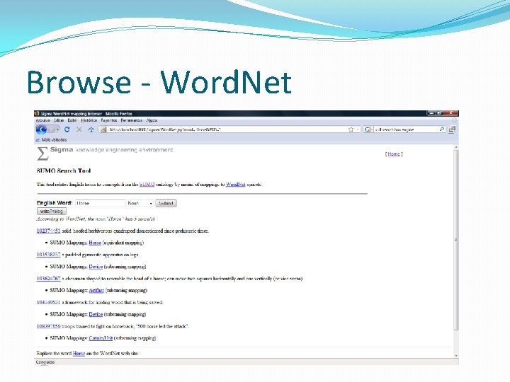 Browse - Word. Net 