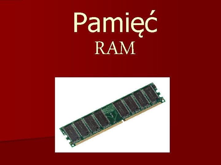 Pamięć RAM 