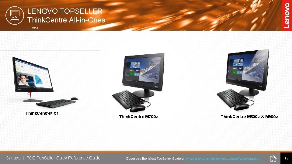 LENOVO TOPSELLER Think. Centre All-in-Ones [ 1 OF 2 ] Think. Centre® X 1