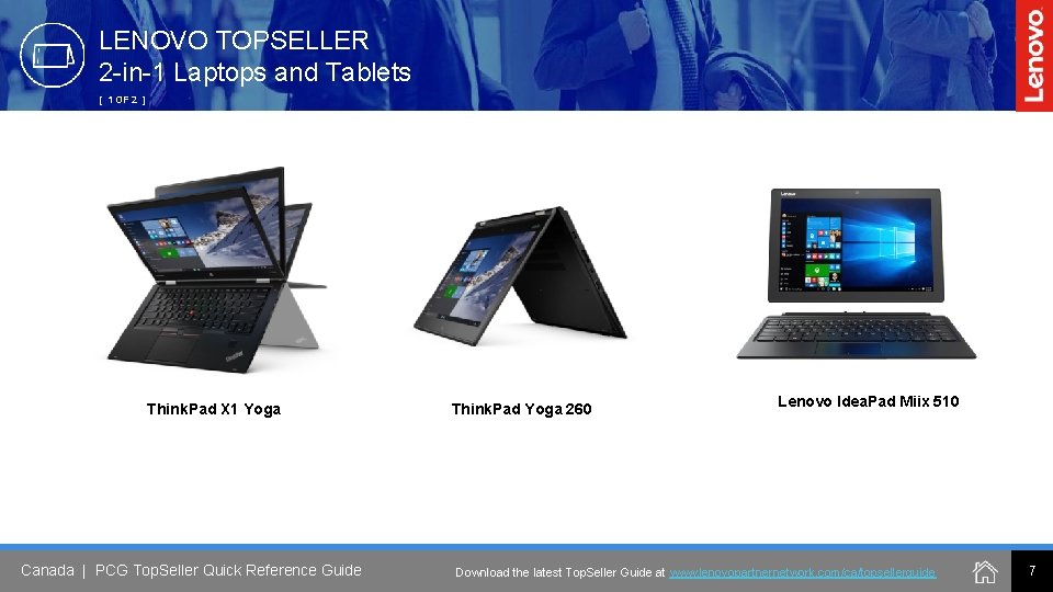 LENOVO TOPSELLER 2 -in-1 Laptops and Tablets [ 1 OF 2 ] Think. Pad