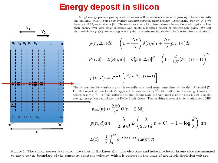 Energy deposit in silicon Werner Riegler, CERN 5 
