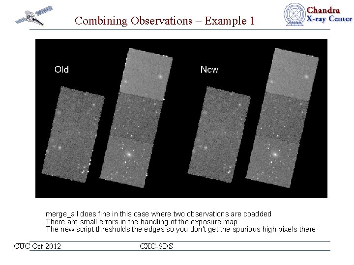 Combining Observations – Example 1 merge_all does fine in this case where two observations