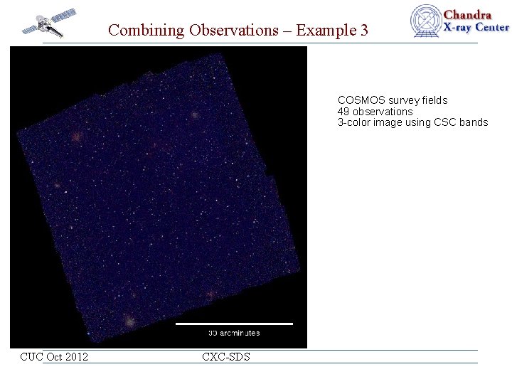 Combining Observations – Example 3 COSMOS survey fields 49 observations 3 -color image using