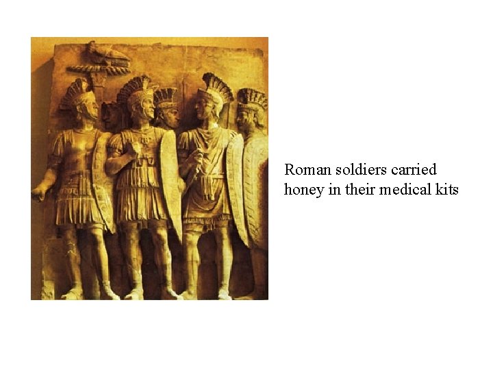 Roman soldiers carried honey in their medical kits 