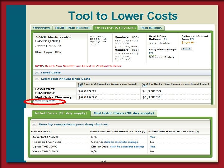 Tool to Lower Costs 30 