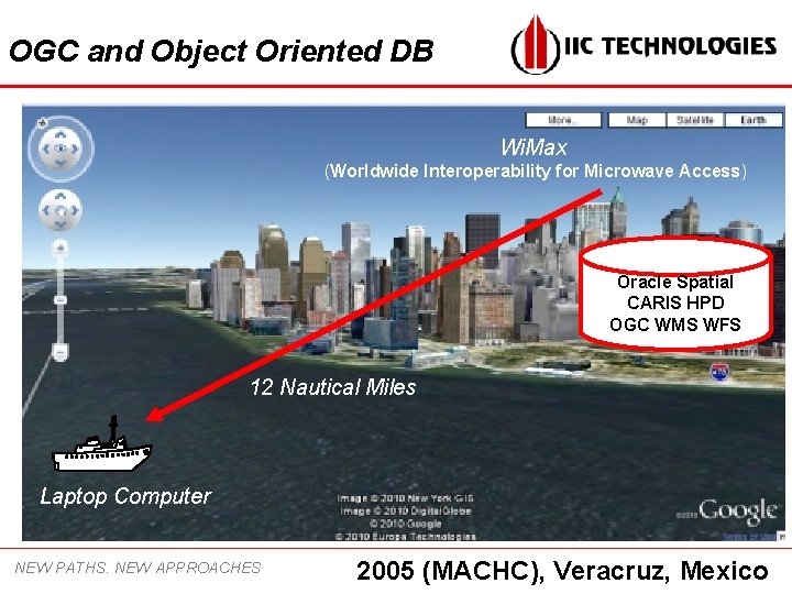 OGC and Object Oriented DB Wi. Max (Worldwide Interoperability for Microwave Access) Oracle Spatial