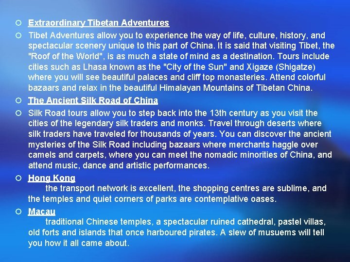 ¡ Extraordinary Tibetan Adventures ¡ Tibet Adventures allow you to experience the way of