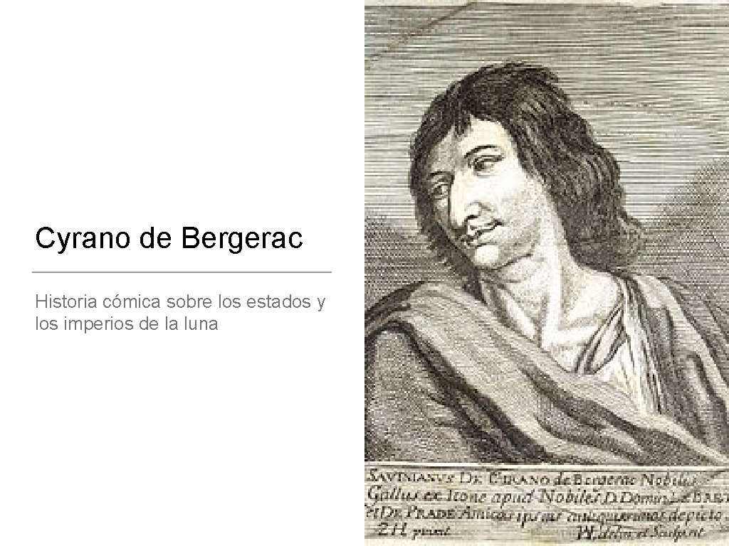 Cyrano de Bergerac Historia cómica sobre los estados y los imperios de la luna