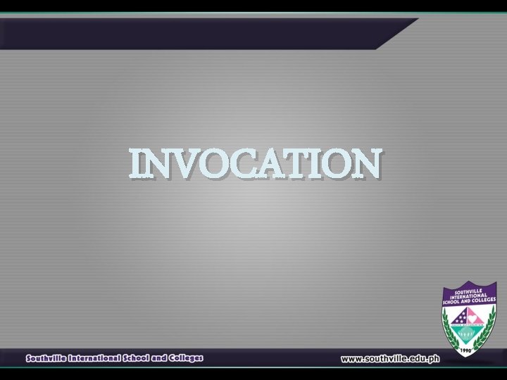 INVOCATION 