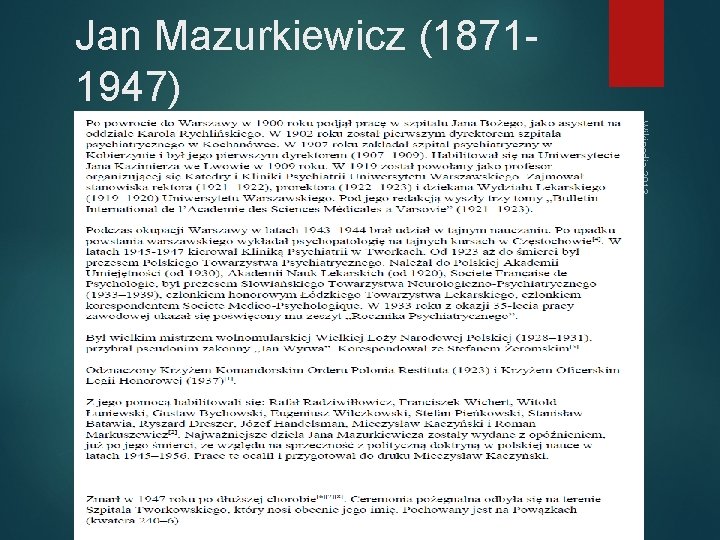 Jan Mazurkiewicz (18711947) Wikipedia 2013 