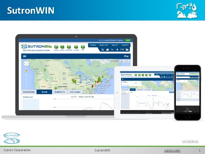 Sutron. WIN 10/23/2021 Sutron Corporation Sutron. WIN sutron. com 1 