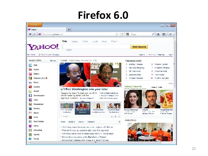 Firefox 6. 0 23 