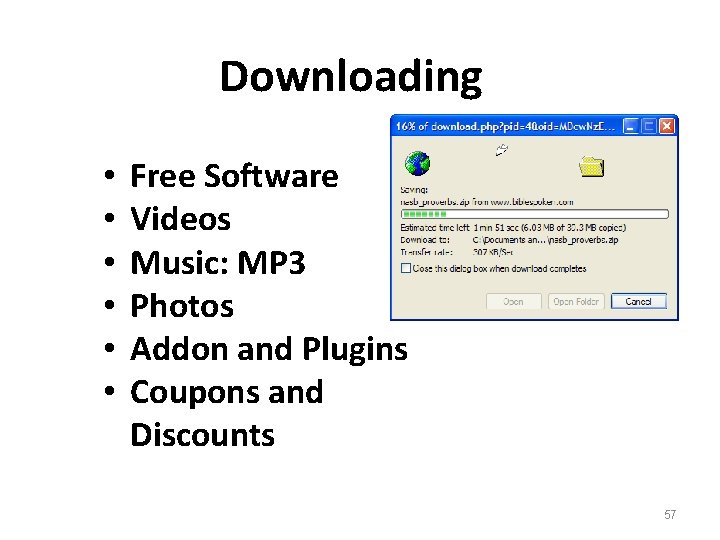 Downloading • • • Free Software Videos Music: MP 3 Photos Addon and Plugins
