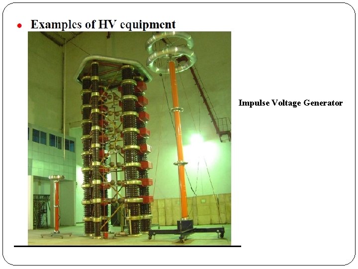 Impulse Voltage Generator 