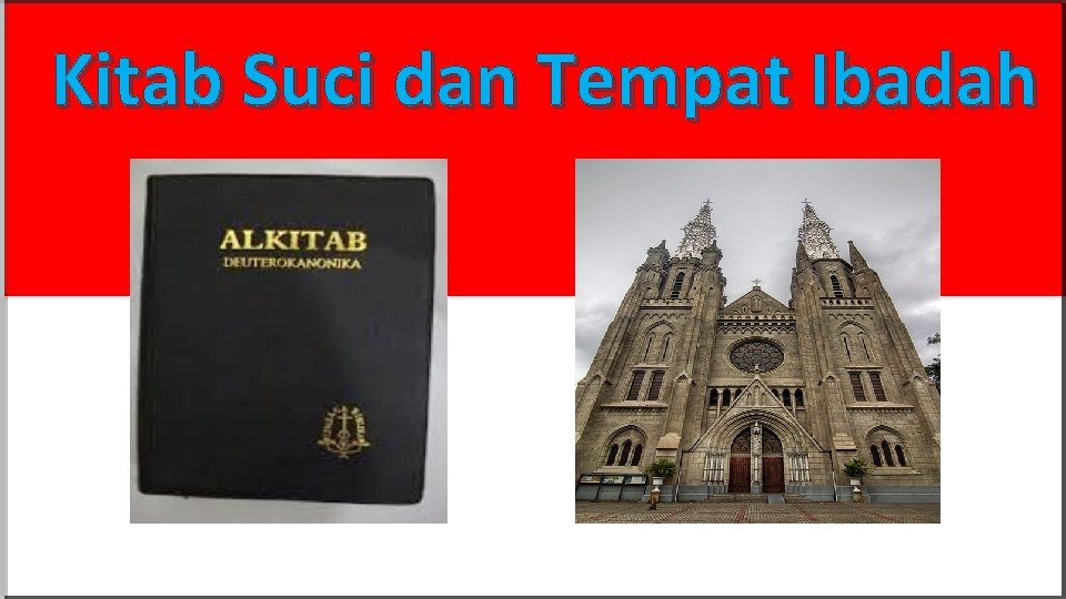 Kitab Suci dan Tempat Ibadah 