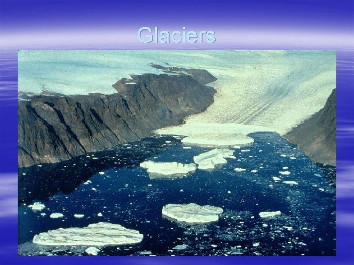 Glaciers 