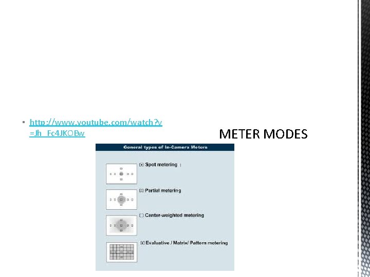 ▪ http: //www. youtube. com/watch? v =Jh_Fc 4 JKOBw METER MODES 