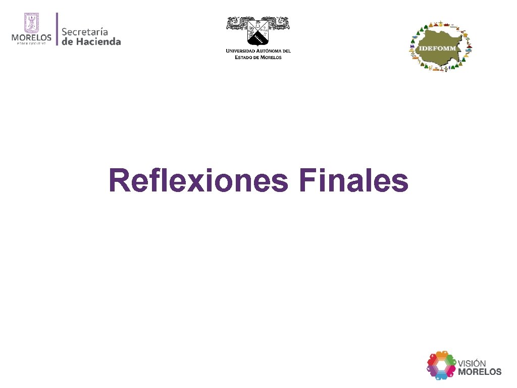 Reflexiones Finales 