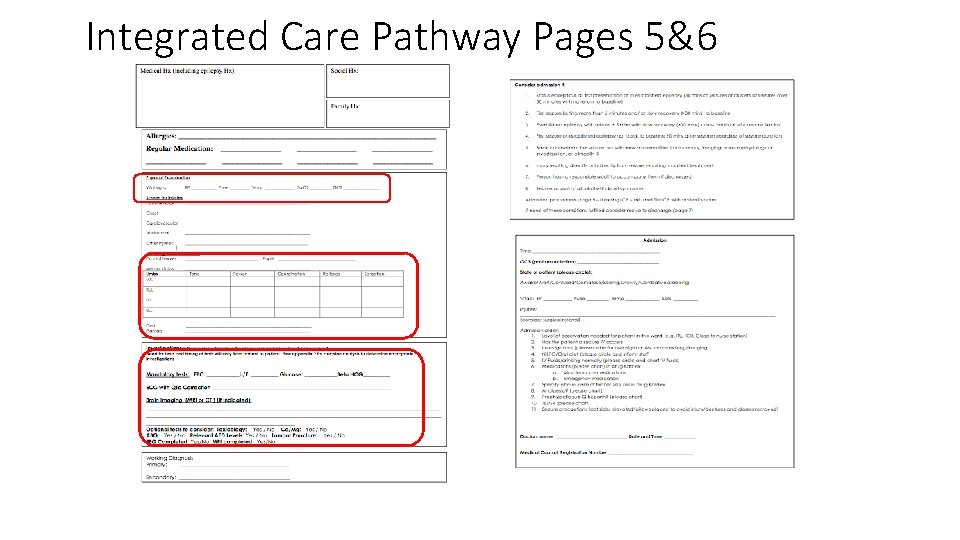 Integrated Care Pathway Pages 5&6 