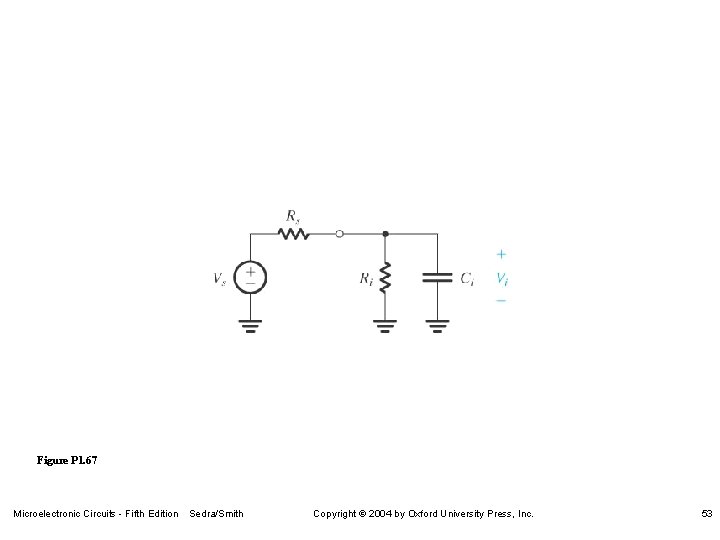 Figure P 1. 67 Microelectronic Circuits - Fifth Edition Sedra/Smith Copyright 2004 by Oxford