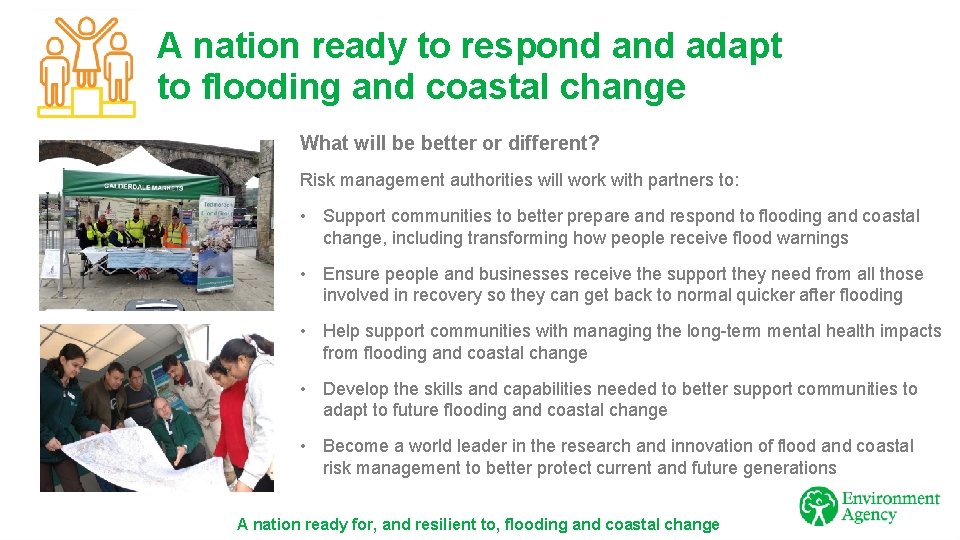 A nation ready to respond adapt to flooding and coastal change What will be