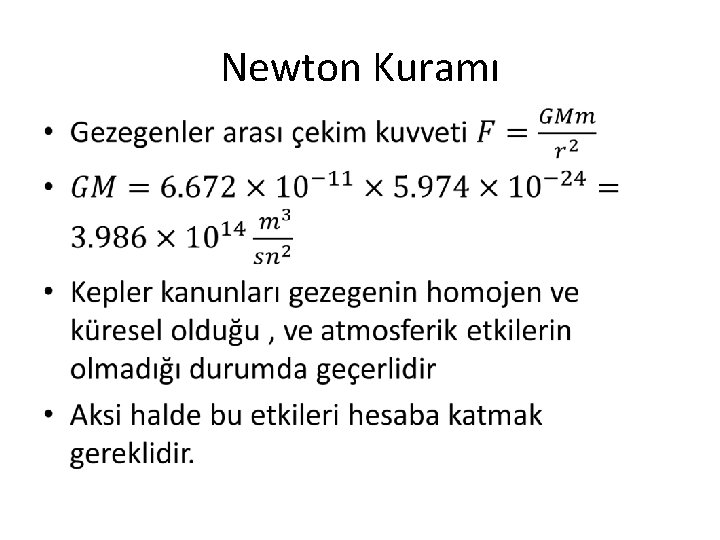 Newton Kuramı • 