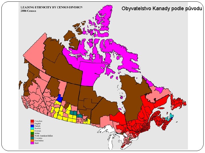 Obyvatelstvo Kanady podle původu 