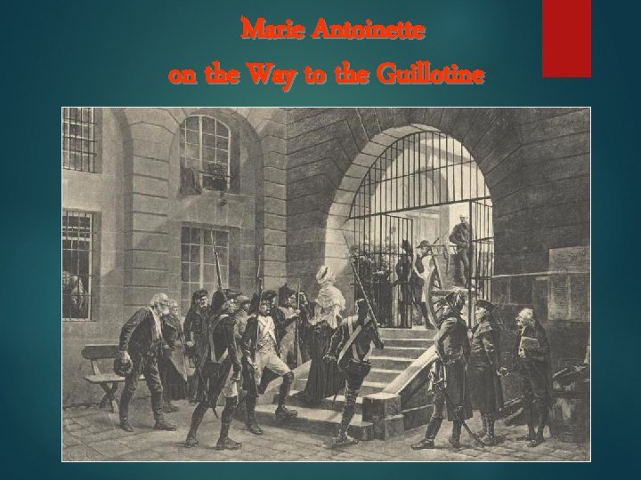 Marie Antoinette on the Way to the Guillotine 