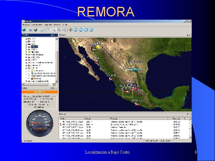 REMORA Localización a Bajo Costo 8 