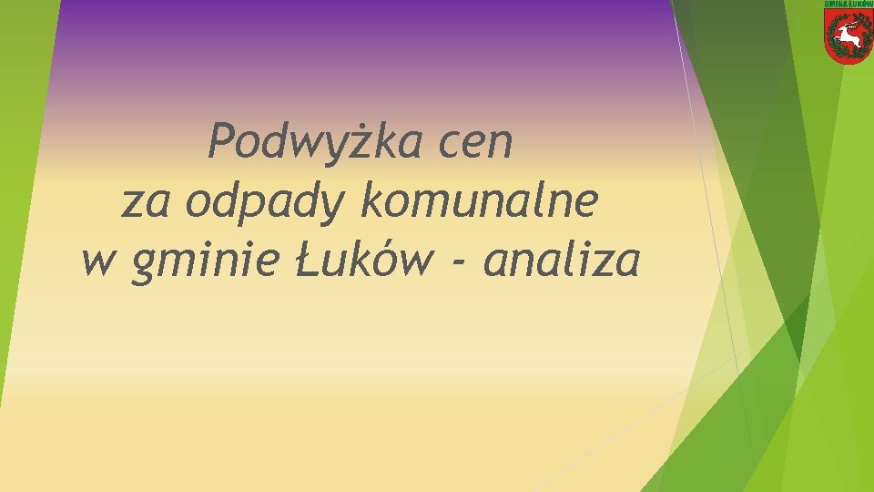 Podwyżka cen za odpady komunalne w gminie Łuków - analiza 