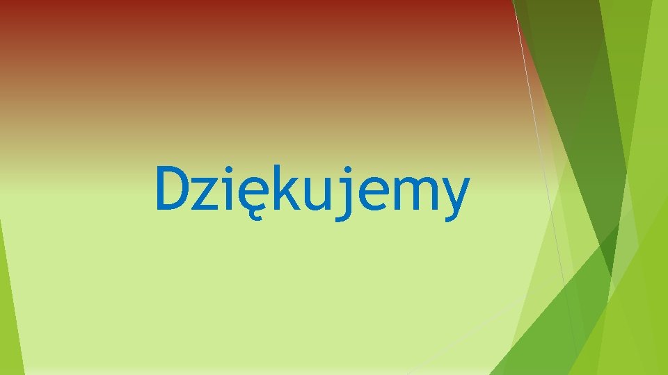 Dziękujemy 