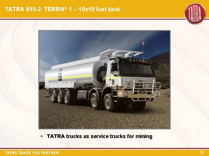 TATRA 815 -2 TERRNO 1 – 10 x 10 fuel tank § TATRA trucks