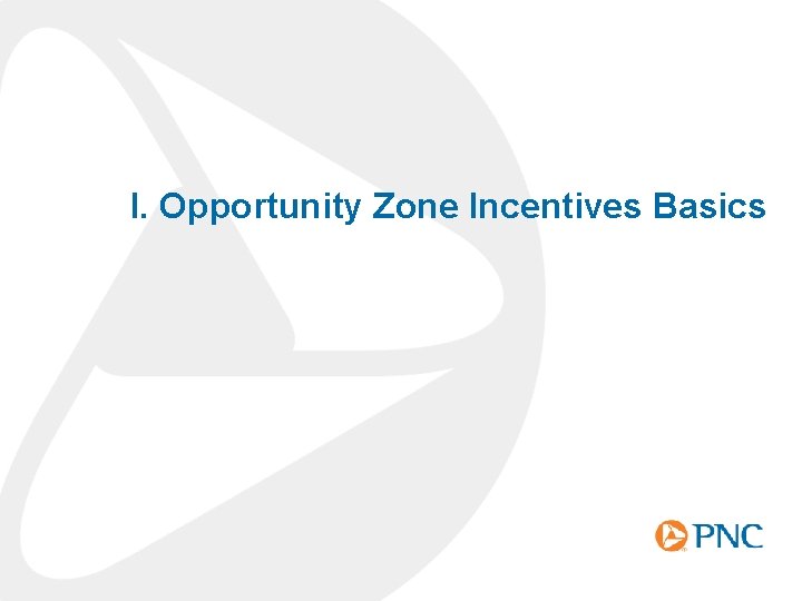 I. Opportunity Zone Incentives Basics 