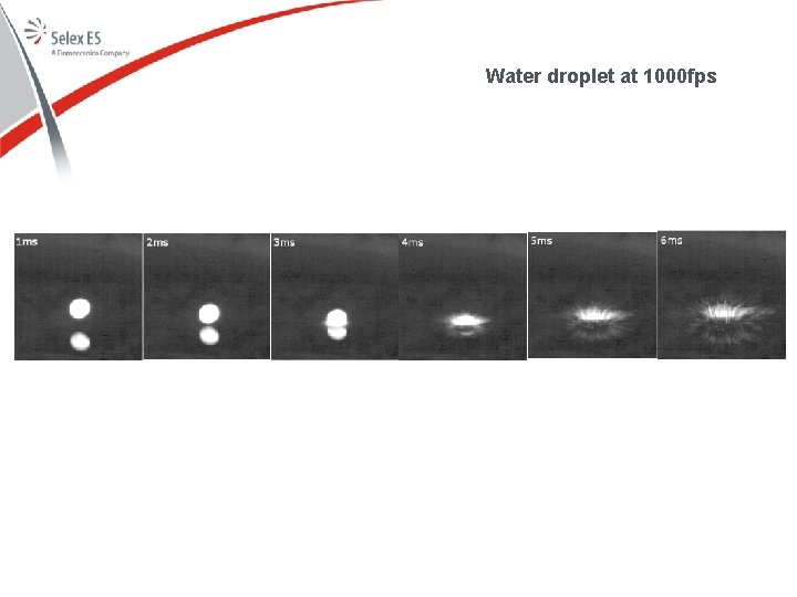 Water droplet at 1000 fps 