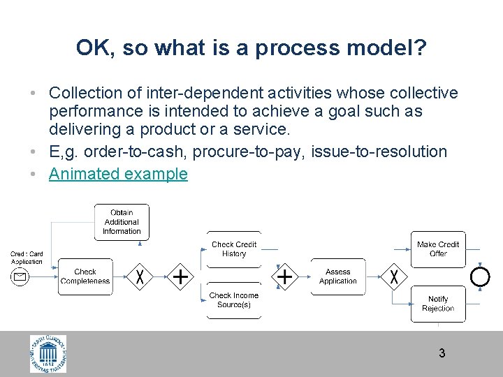 Process Are Model Model Transformations for Business Process Analysis and Execution