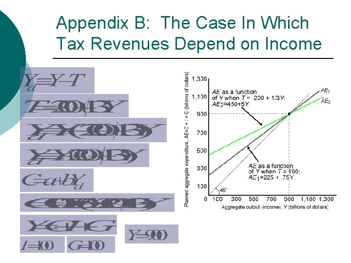 Appendix B: The Case In Which Tax Revenues Depend on Income 