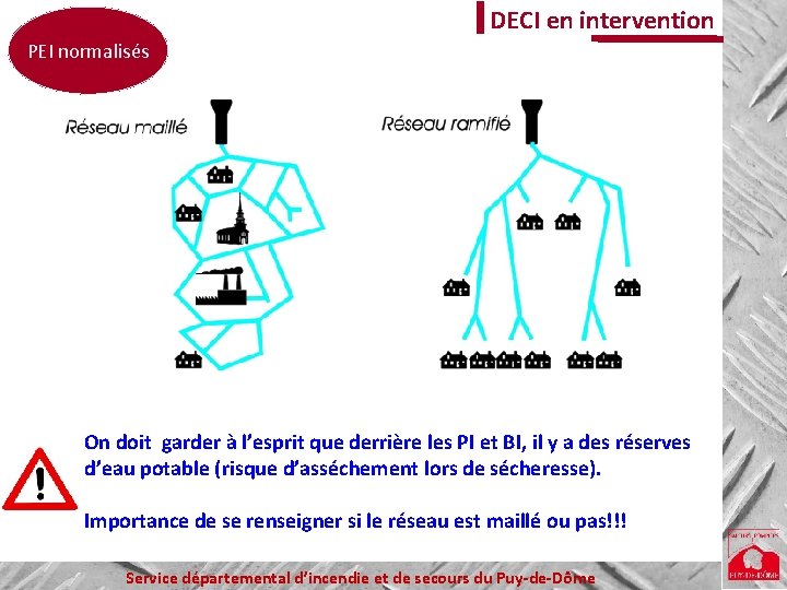 DECI en intervention PEI normalisés On doit garder à l’esprit que derrière les PI