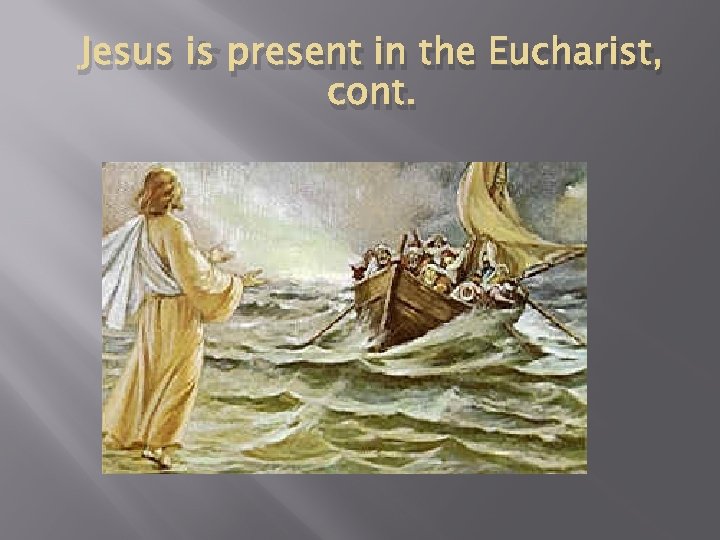 Jesus is present in the Eucharist, cont. Eucharistic Miracles of the World Image 
