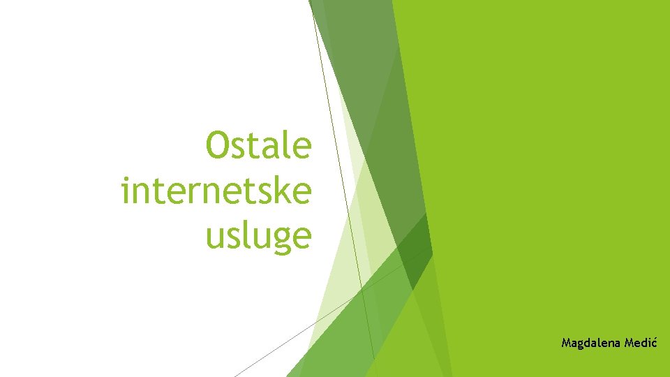 Ostale internetske usluge Magdalena Medić 