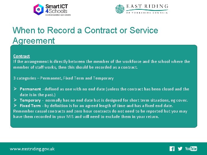 When to Record a Contract or Service Agreement Contract If the arrangement is directly