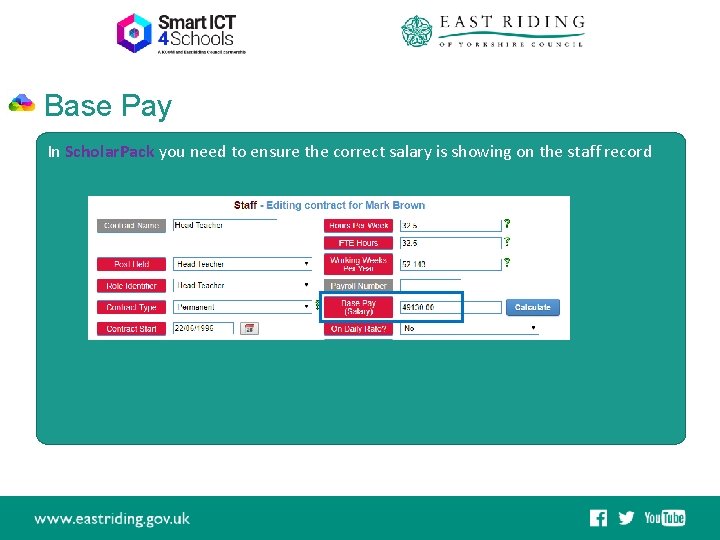 Base Pay In Scholar. Pack you need to ensure the correct salary is showing