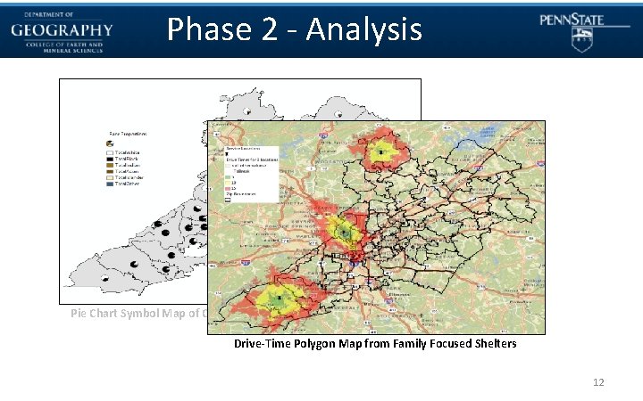 Phase 2 - Analysis Pie Chart Symbol Map of Client Race Proportions per Zip