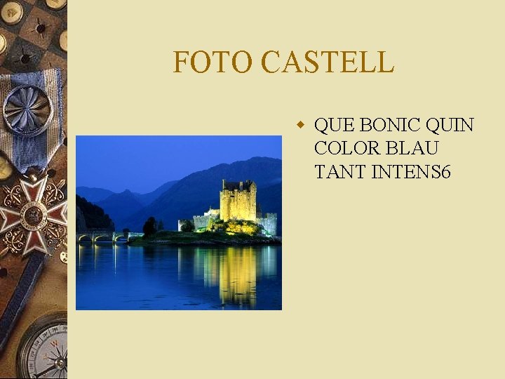 FOTO CASTELL w QUE BONIC QUIN COLOR BLAU TANT INTENS 6 