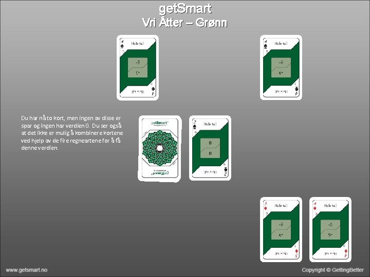 get. Smart Vri Åtter – Grønn Du har nå to kort, men ingen av
